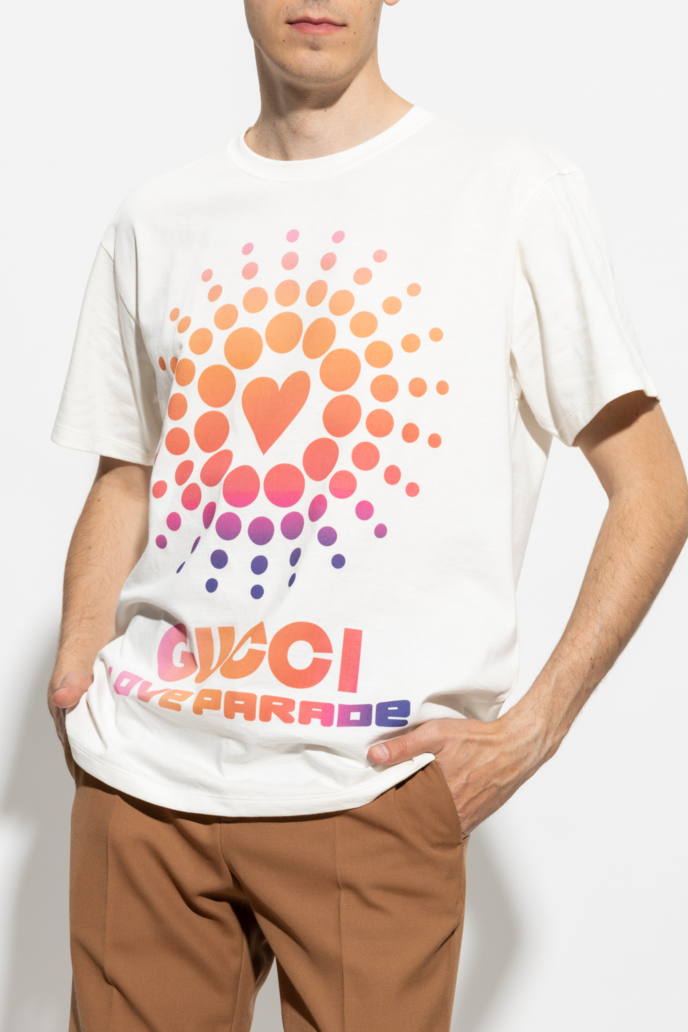 shirt with 'Gucci Love Parade' print Striped Gucci - IetpShops 